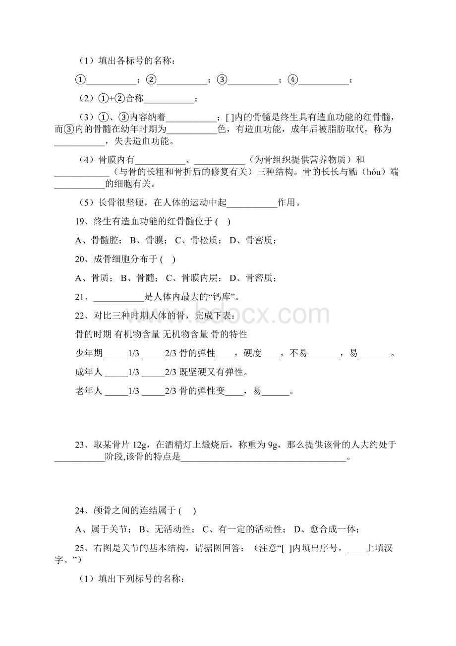 八年级生物上册第15章总复习试题.docx_第3页