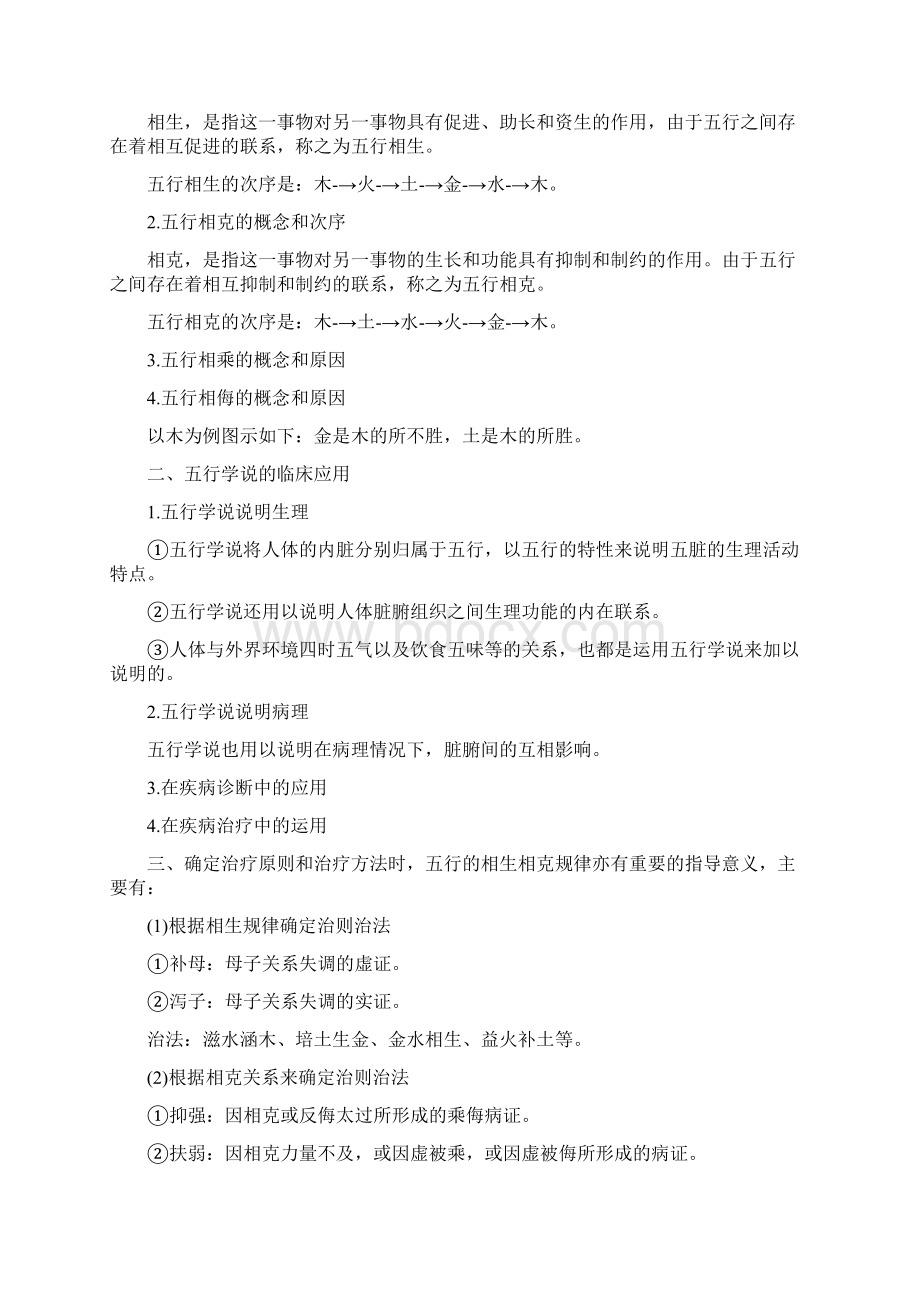 执业药师《中药学综合知识》基础知识中医基础理论Word格式文档下载.docx_第3页