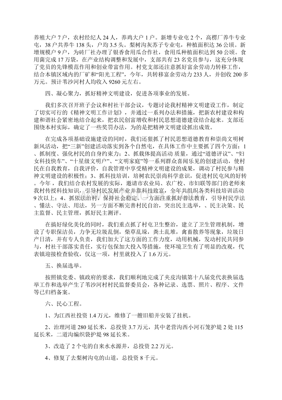 村党支部村委会述职报告.docx_第3页