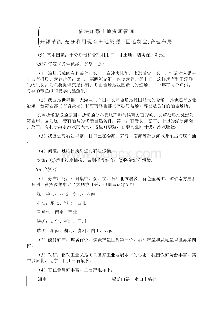 高中总复习第一轮地理第四部分第一单元第四节中国的自然资源农业和工业.docx_第3页