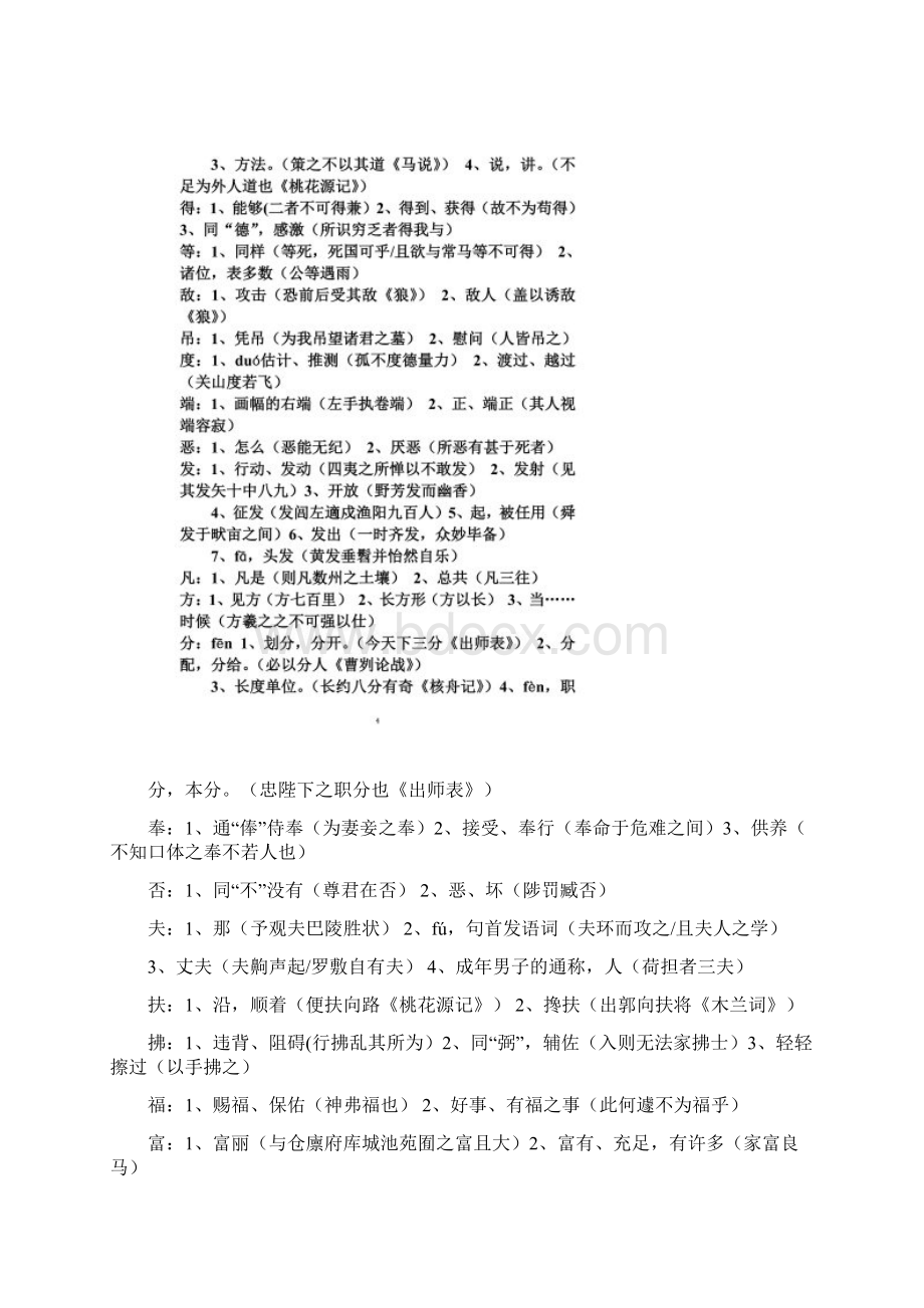 常见文言文多义词Word格式.docx_第3页