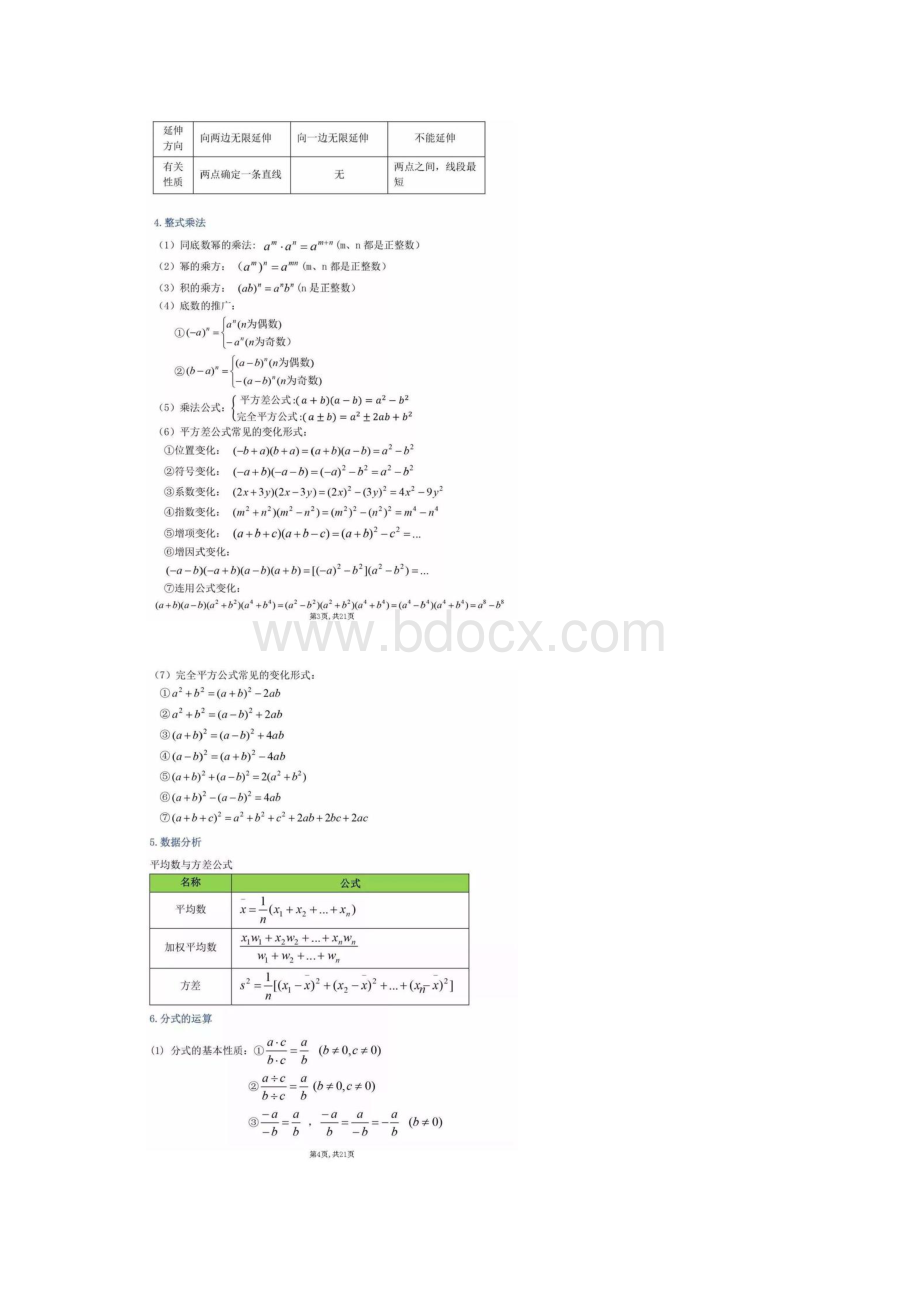 初中数学知识点分类汇总.docx_第2页