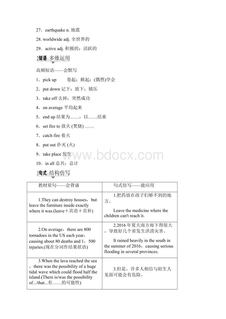 完整版外研版必修3Module3TheViolenceofNature.docx_第3页