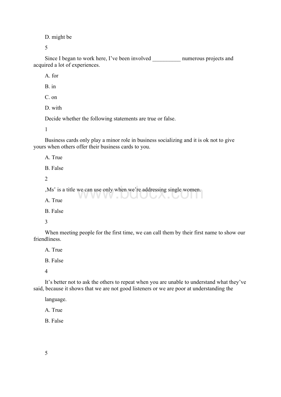 北外1603商务交际英语经管专升本选修参考答案.docx_第2页