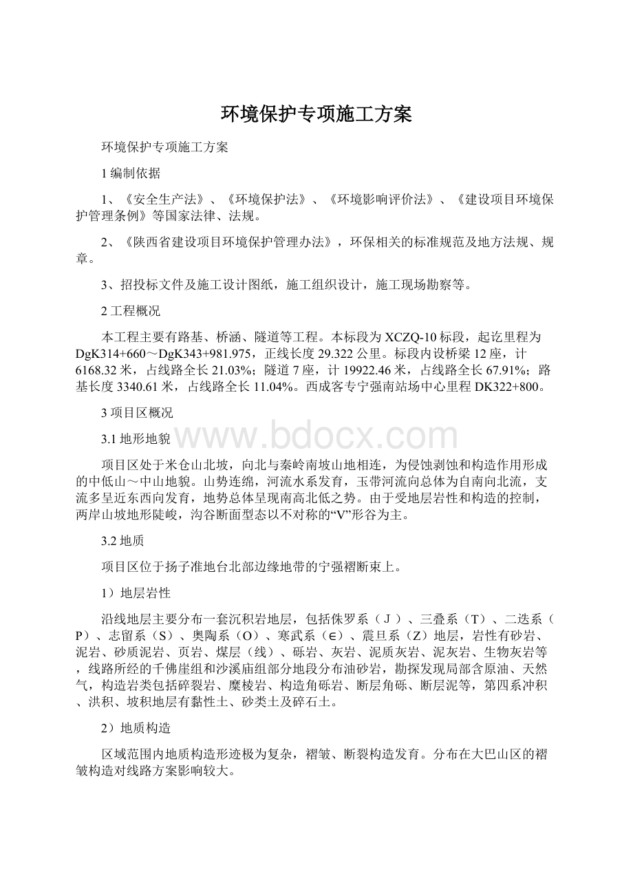 环境保护专项施工方案.docx