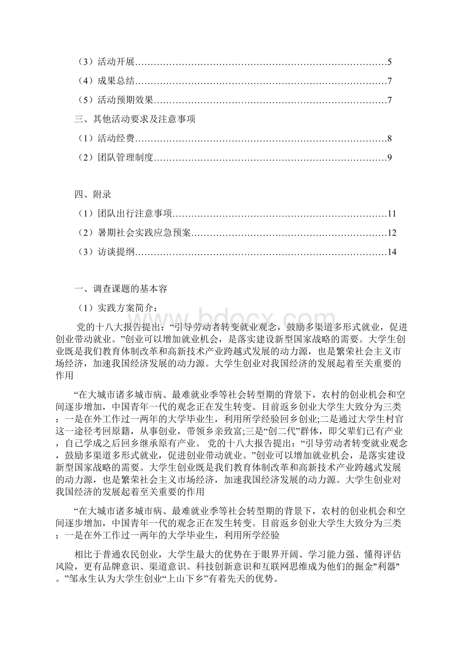 大学生暑期社会实践项目策划书.docx_第2页