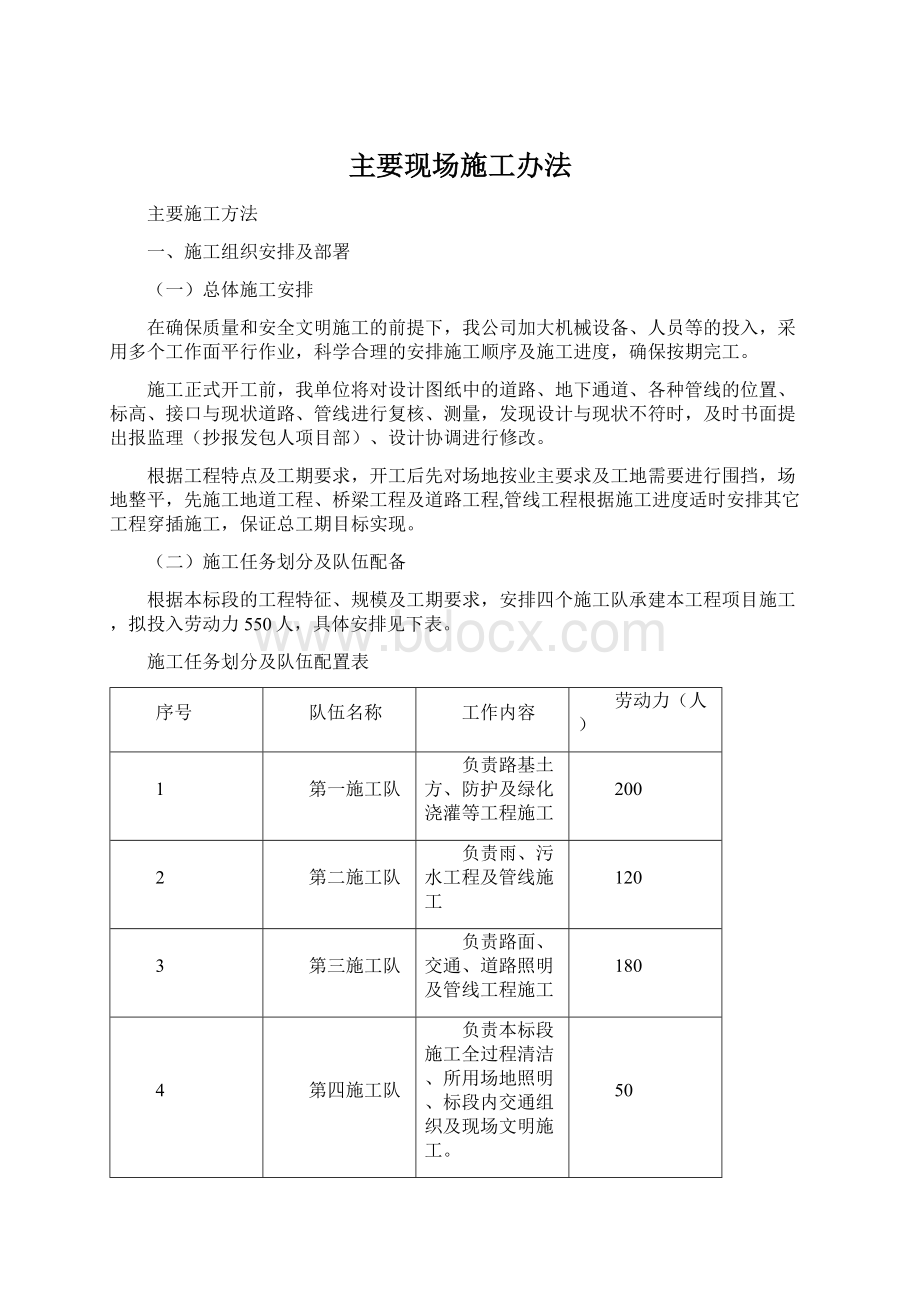 主要现场施工办法.docx_第1页