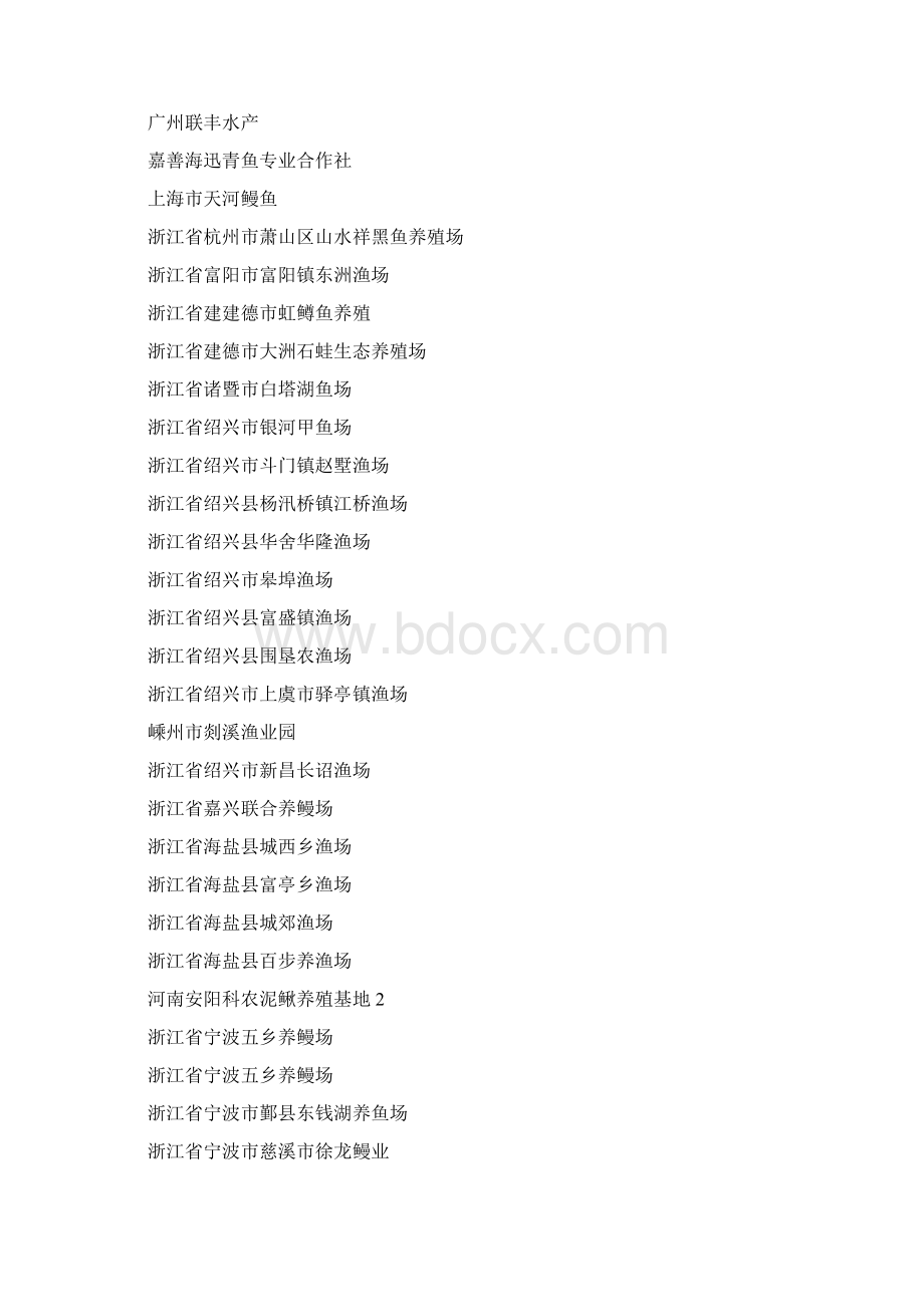 全国各省水产养殖企业.docx_第2页