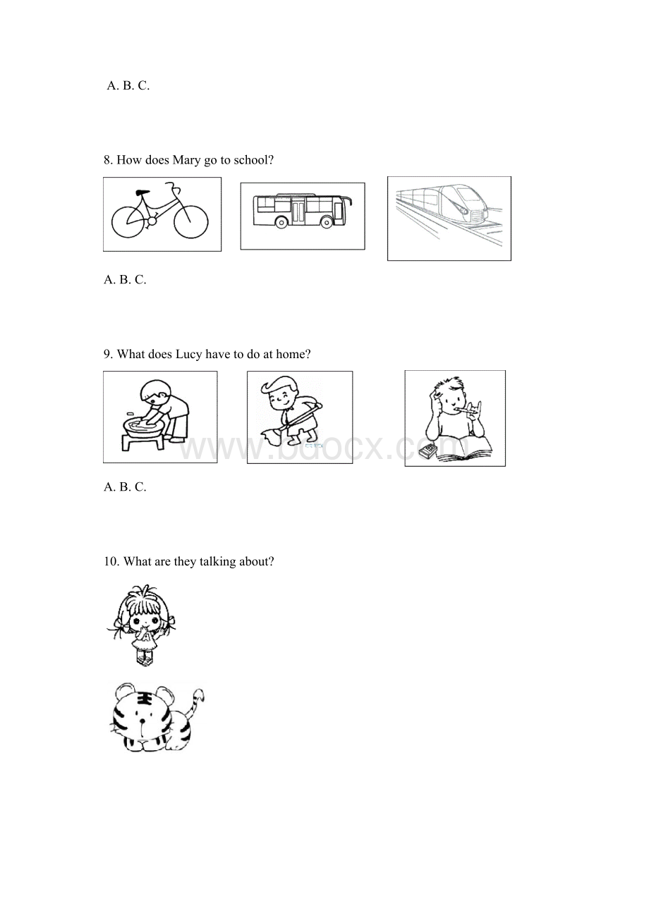 浙江省湖州市学年七年级英语下学期期中试题无答案 人教新目标版.docx_第2页