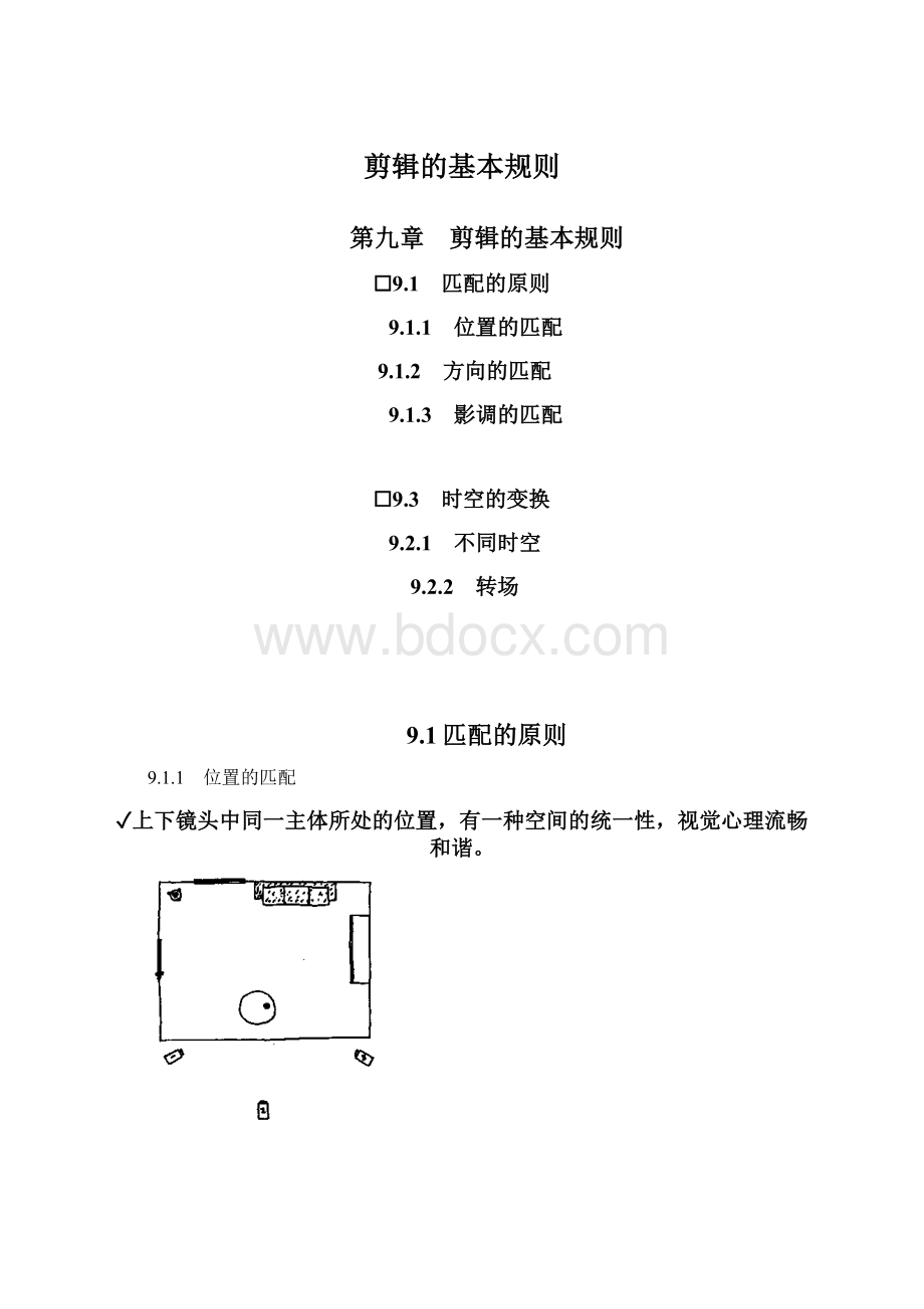 剪辑的基本规则Word格式.docx