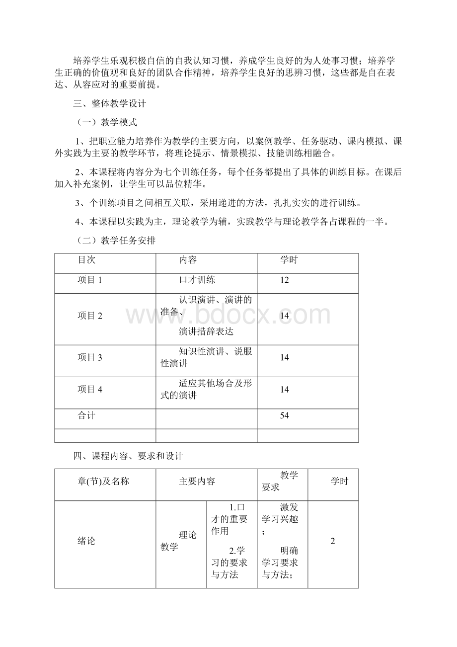 《演讲与口才》课程标准.docx_第3页