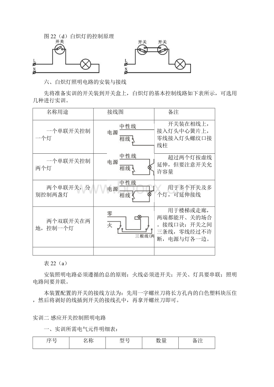 实用电工技术实训指导Word文档下载推荐.docx_第3页