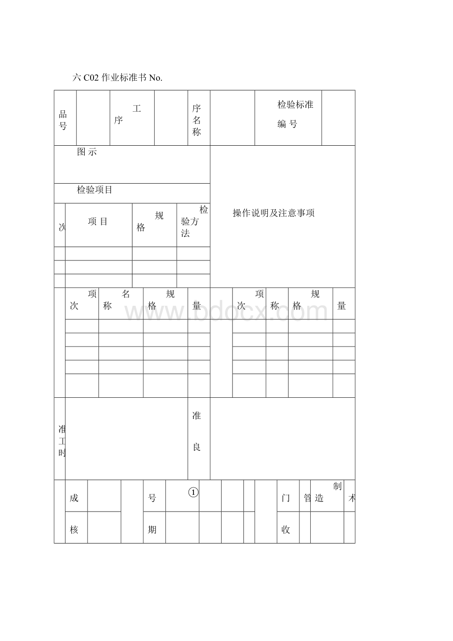 制程检验标准书与制程抽检日报表.docx_第2页