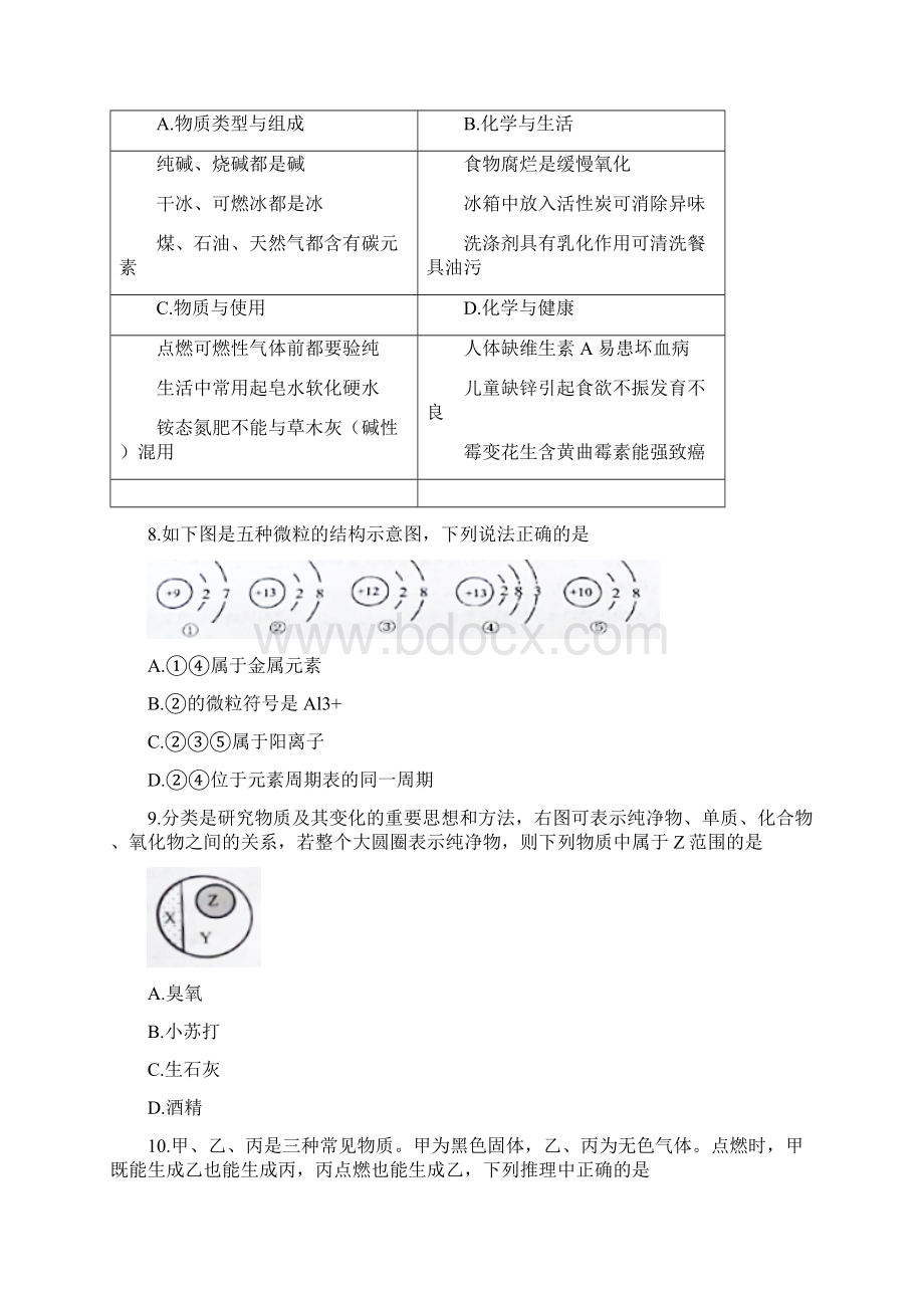 湖南省常德市中考化学试题.docx_第3页