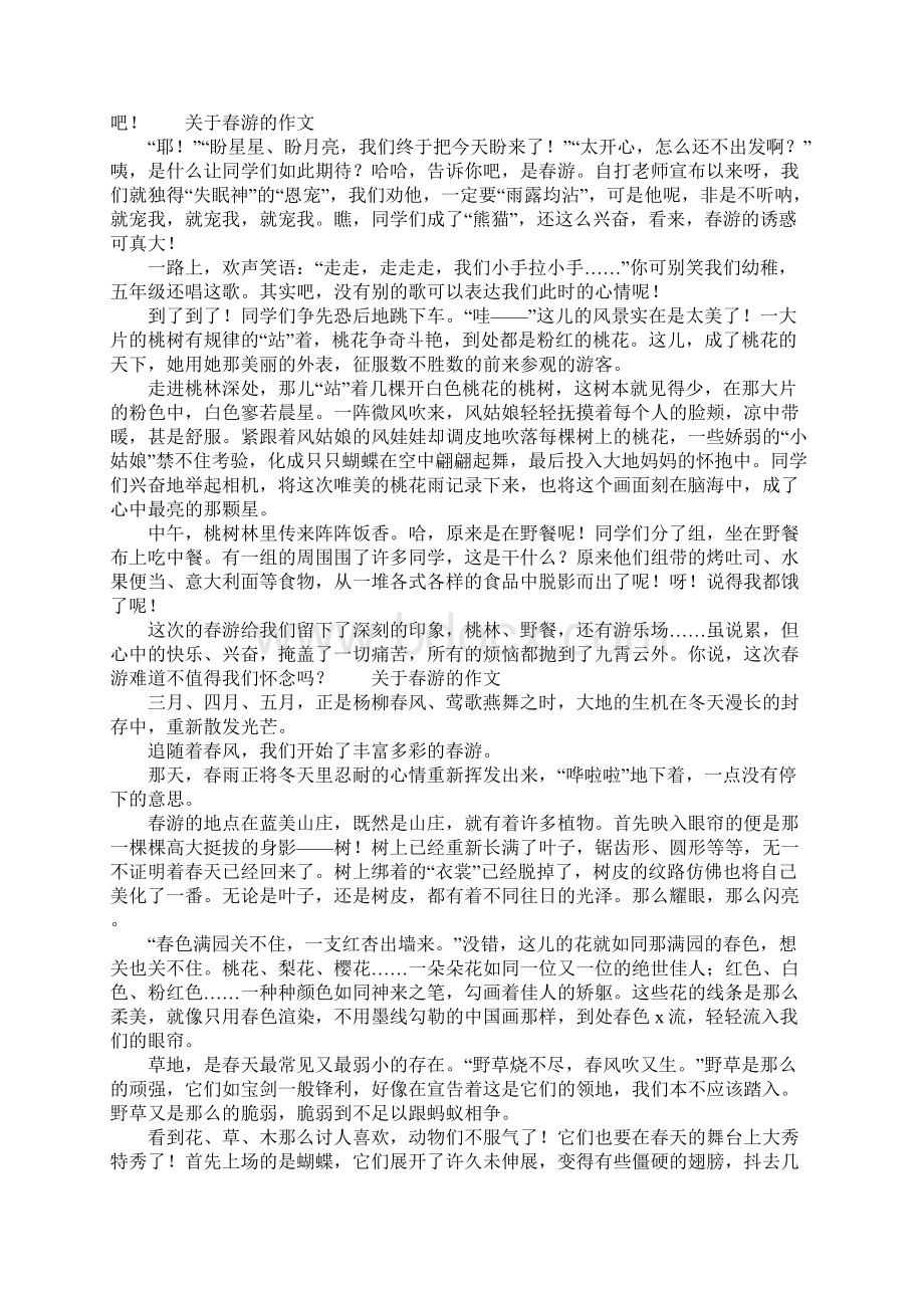 有关于春游的作文推荐.docx_第3页