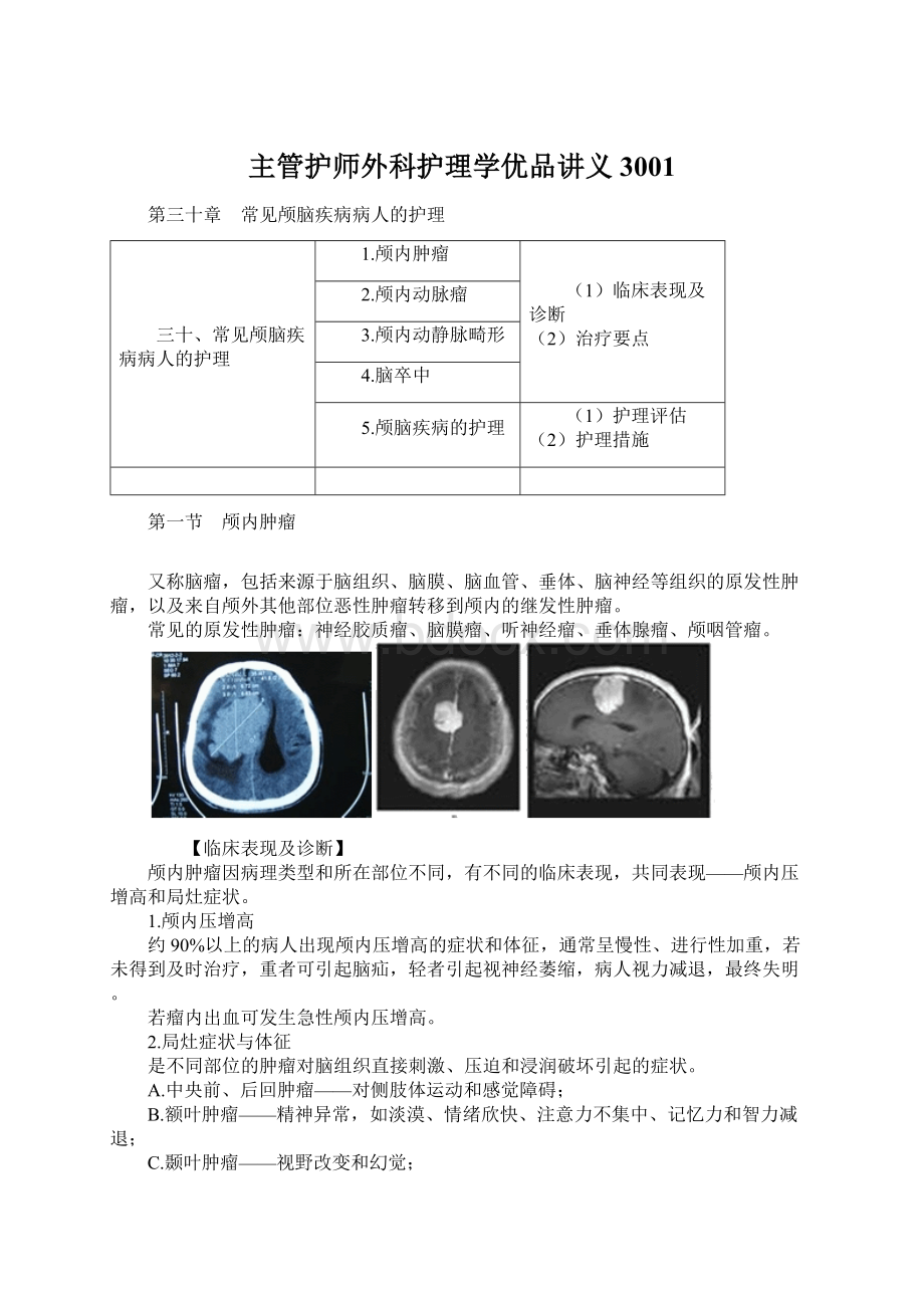 主管护师外科护理学优品讲义3001Word下载.docx