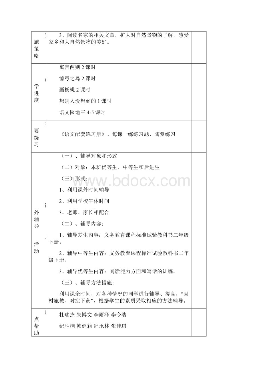 人教版小学三年级语文下册第三单元集体备课活动记录概诉.docx_第3页