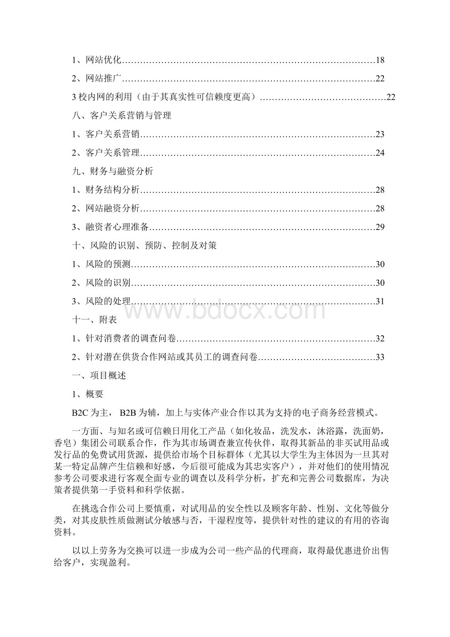 试用网电子商务创业计划书.docx_第2页