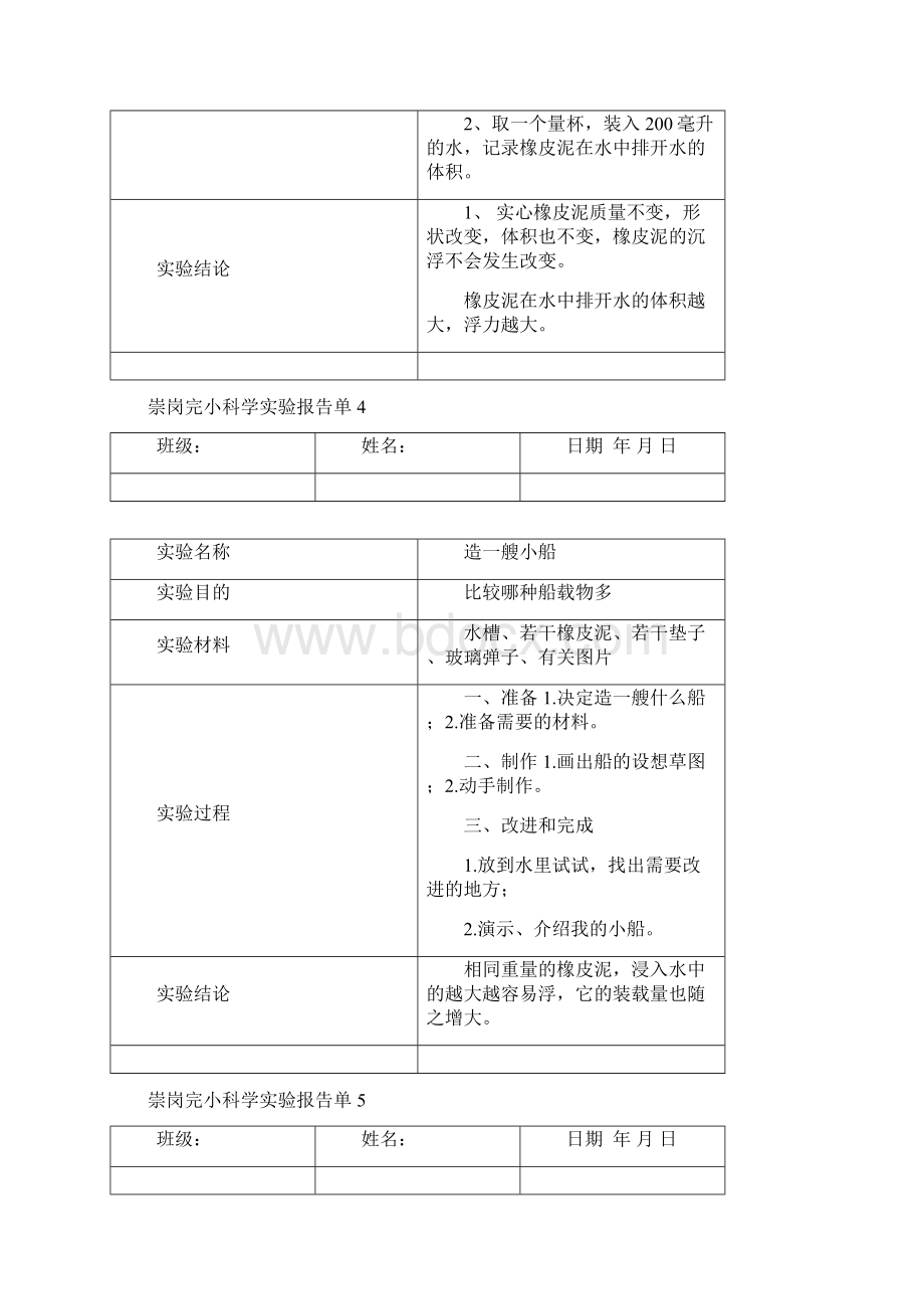 五年级下册科学实验报告Word文档下载推荐.docx_第3页