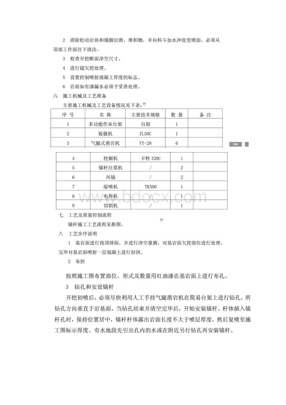 砂浆锚杆及药卷锚杆施工工艺.docx_第2页