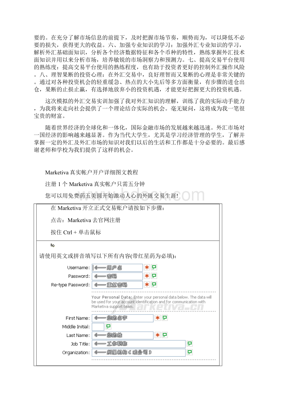 外汇模拟交易实训报告Word文件下载.docx_第3页