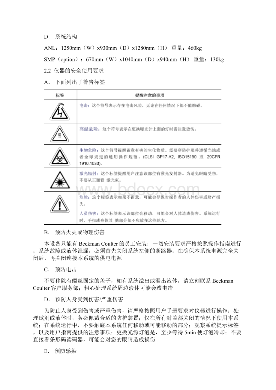 AU680全自动生化分析报告仪实用标准操作规程Word下载.docx_第3页