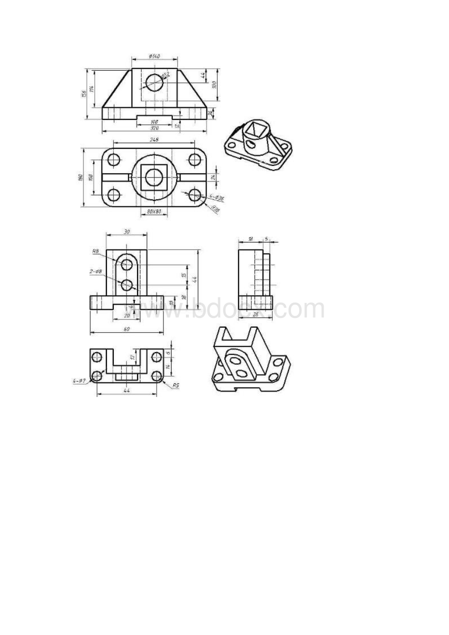 Proe工程图 练习 素材.docx_第3页