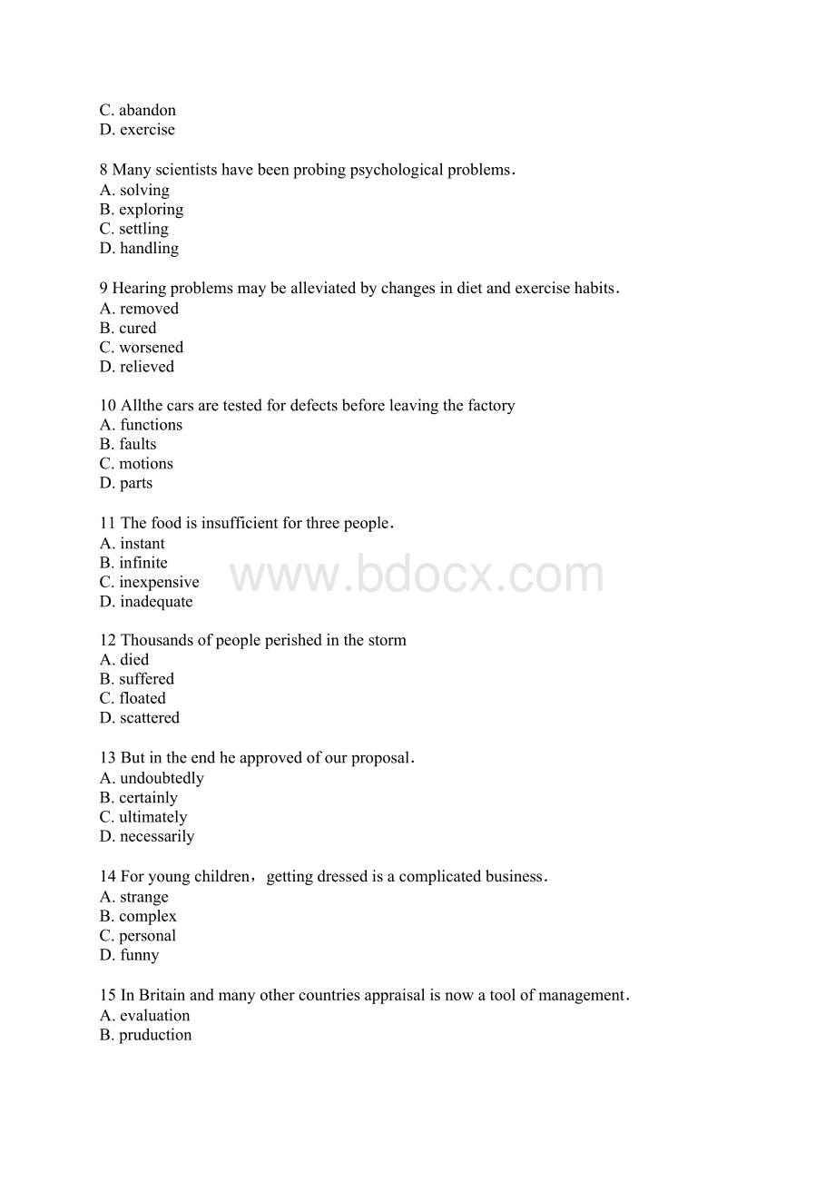 职称英语考试理工类A级试题及答案Word文件下载.docx_第2页