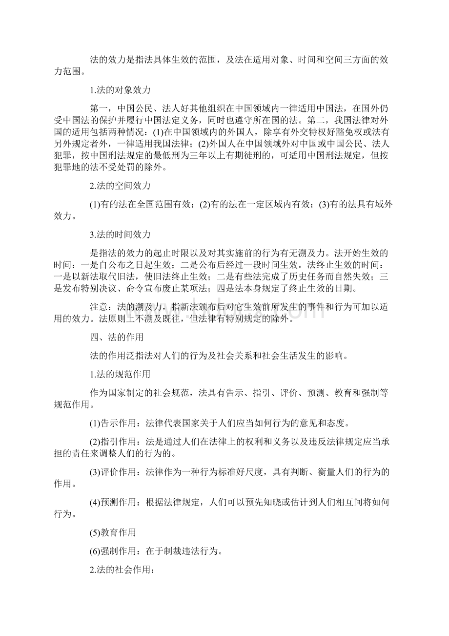 法律基础学习知识总结合集doc.docx_第3页