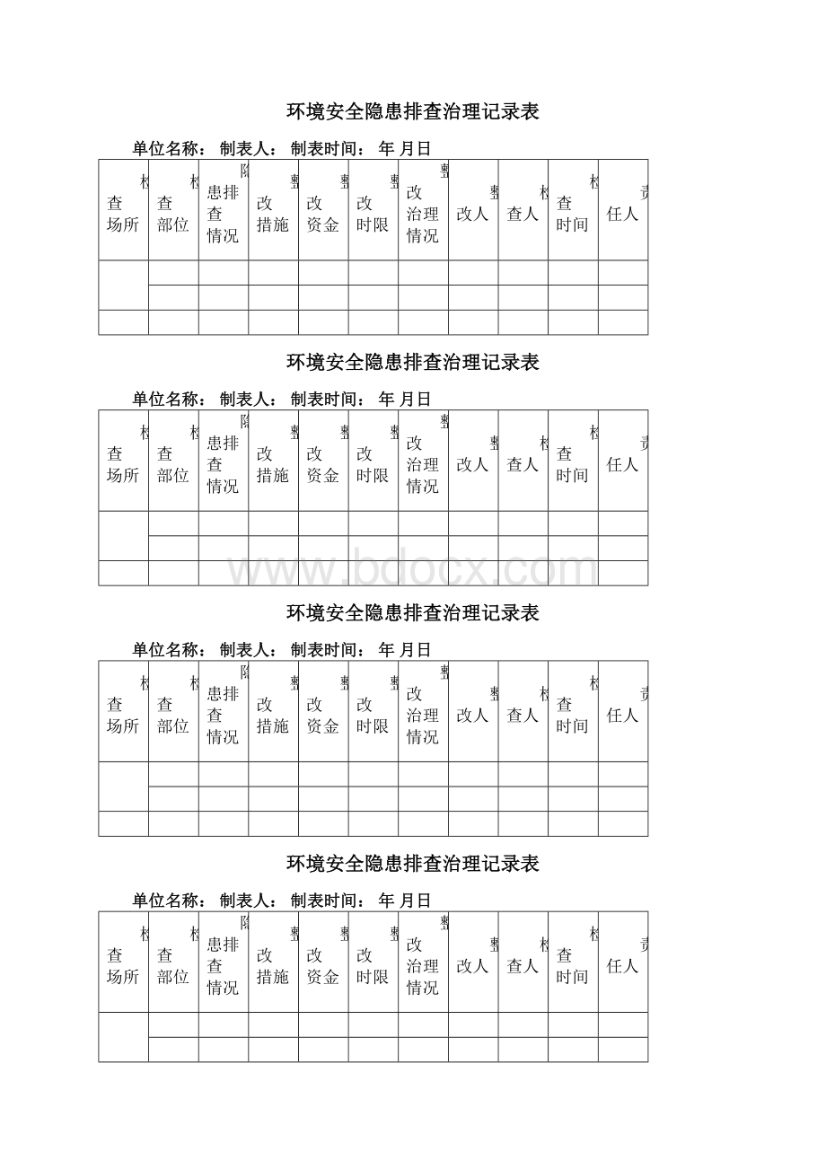 环境隐患排查治理档案Word文件下载.docx_第3页