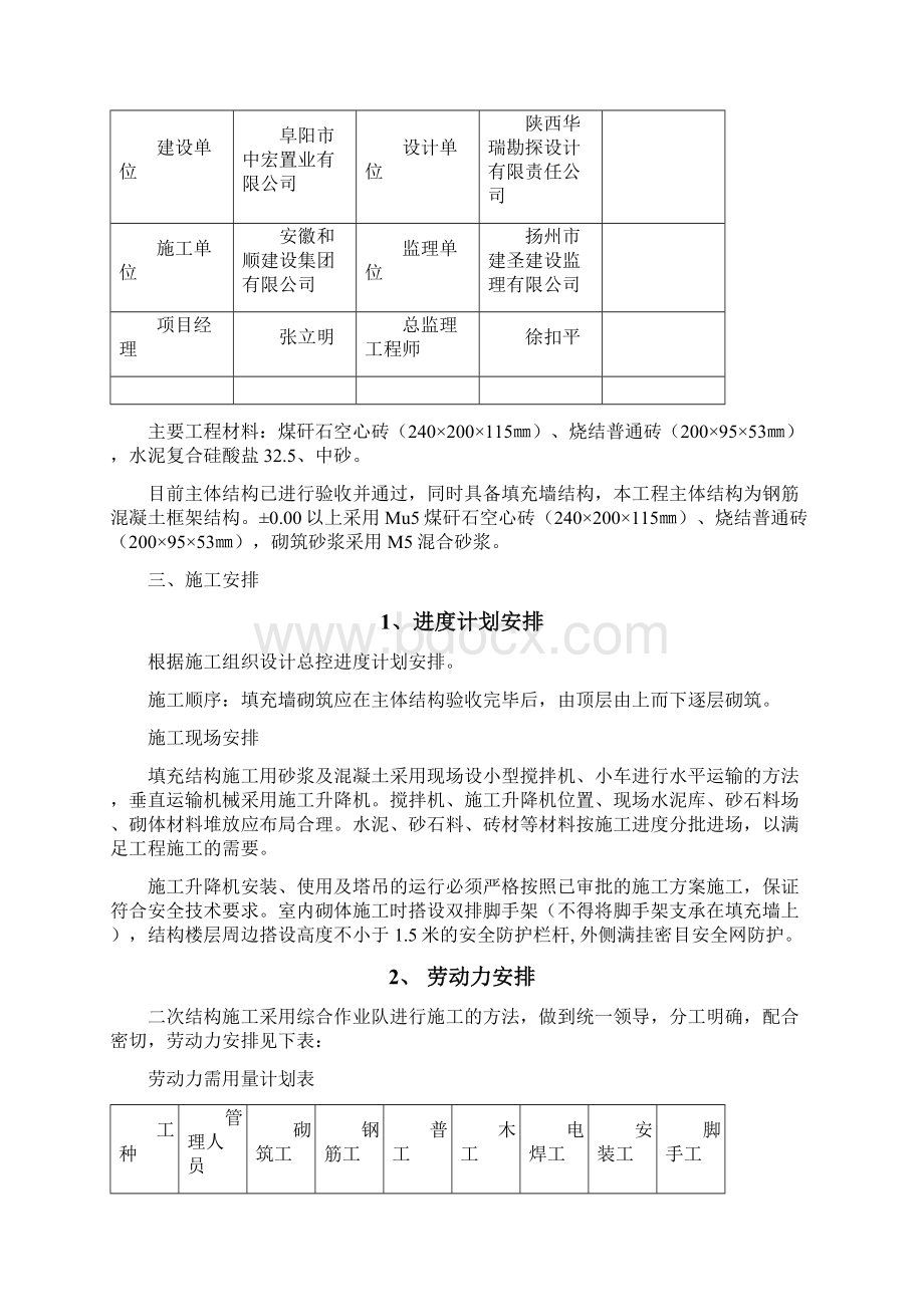 二次结构及砖砌体施工方案.docx_第3页