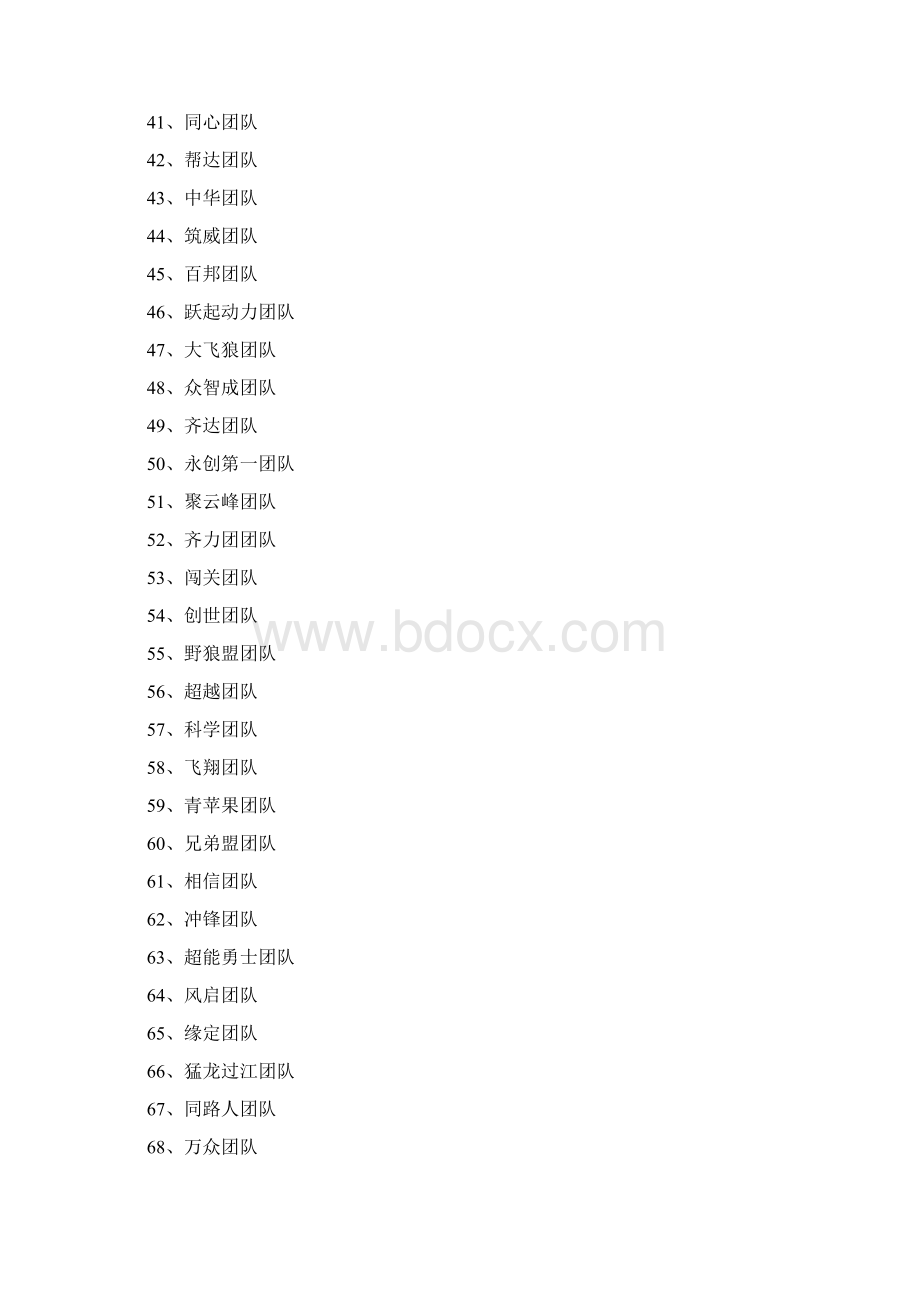 团队名称 优选300个Word格式文档下载.docx_第3页