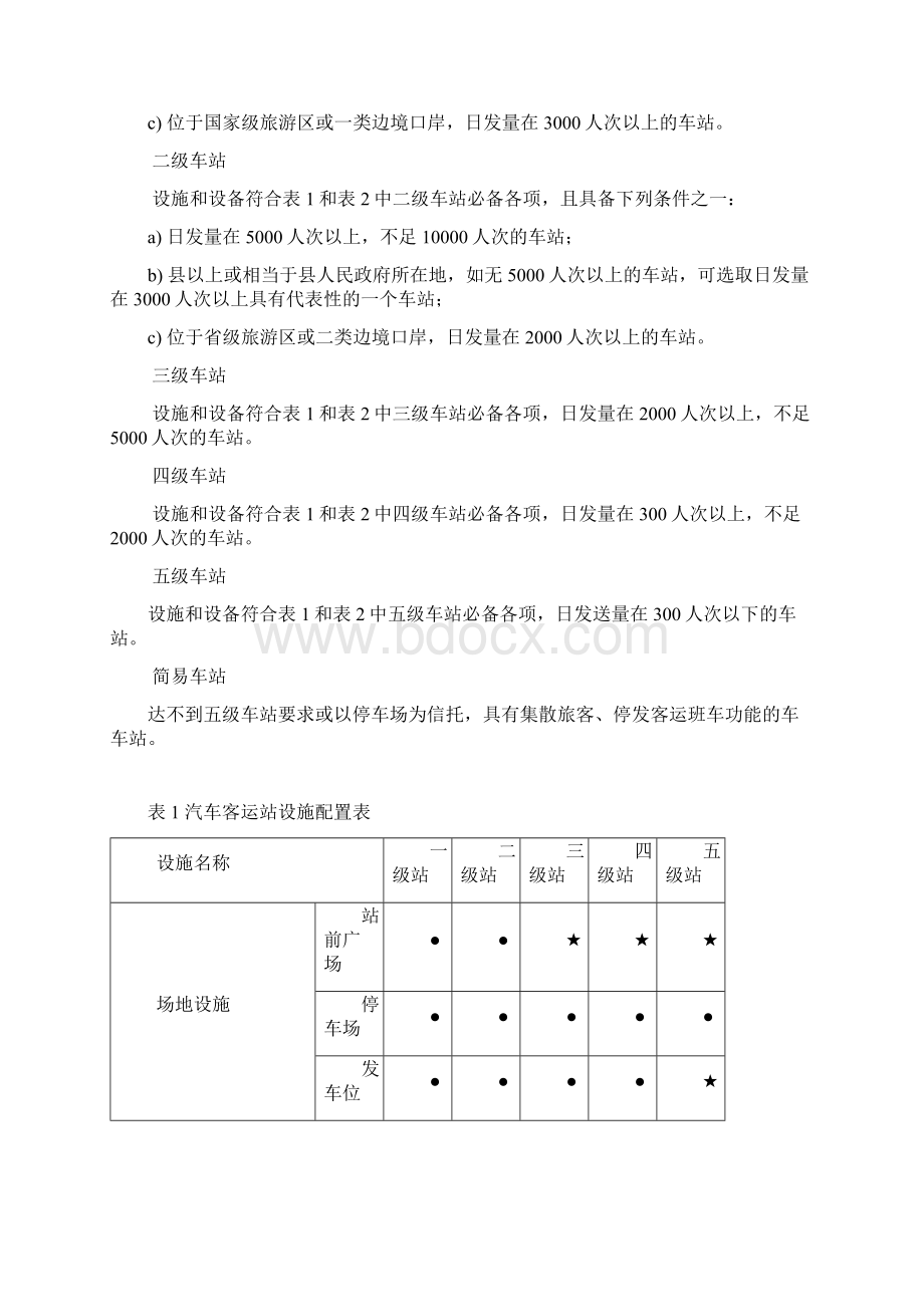 汽车客运站级别划分和建设要求文档格式.docx_第3页