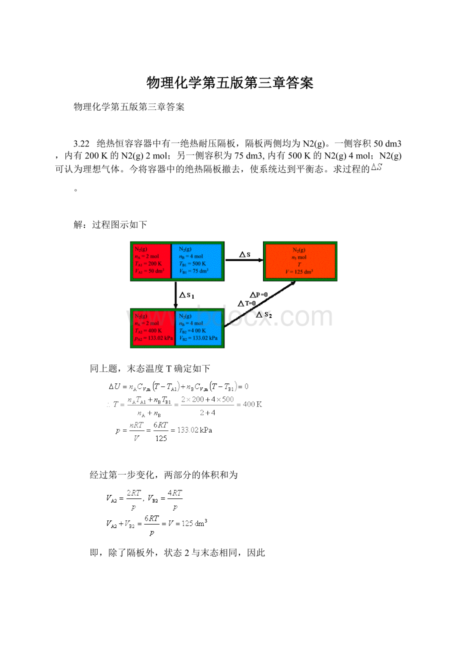 物理化学第五版第三章答案.docx_第1页