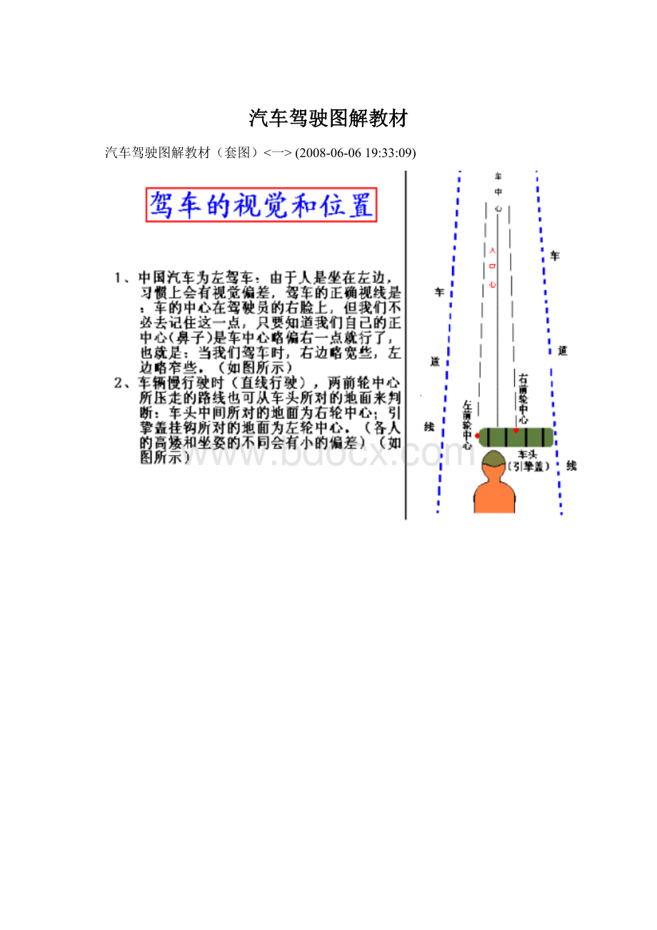 汽车驾驶图解教材.docx