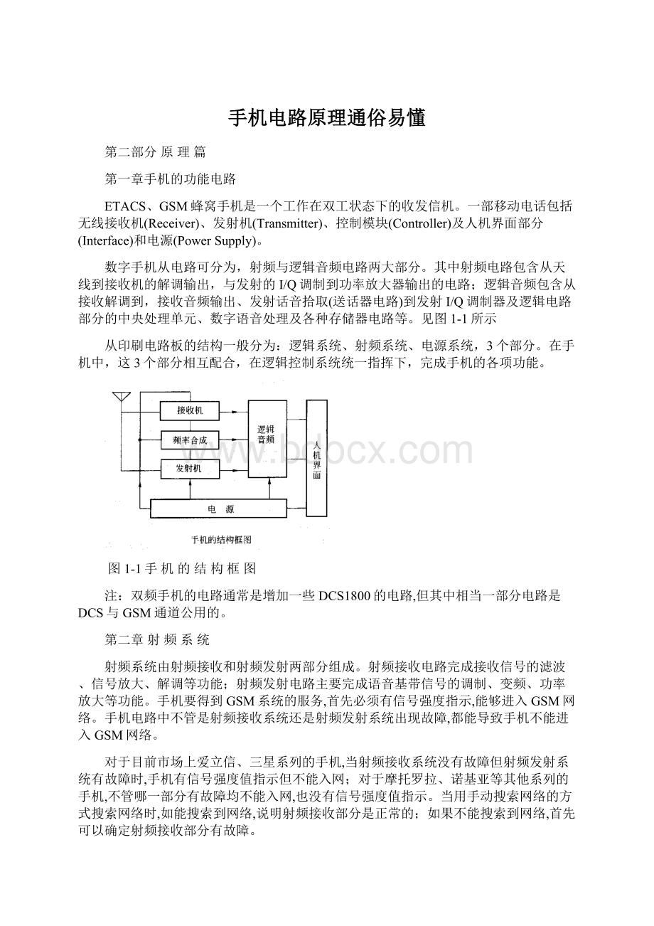 手机电路原理通俗易懂.docx_第1页