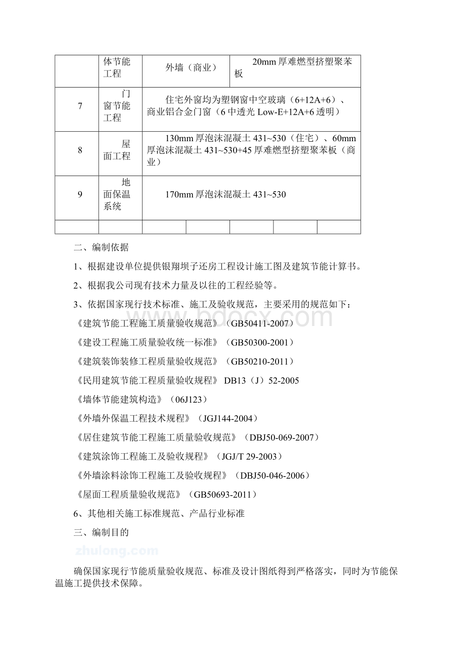 坝子还房住宅建筑节能施工方案.docx_第2页