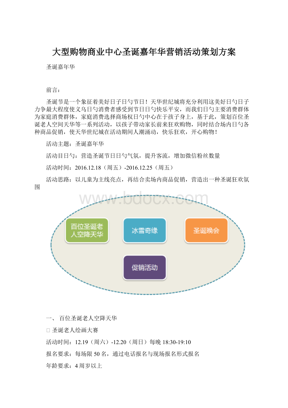 大型购物商业中心圣诞嘉年华营销活动策划方案.docx_第1页