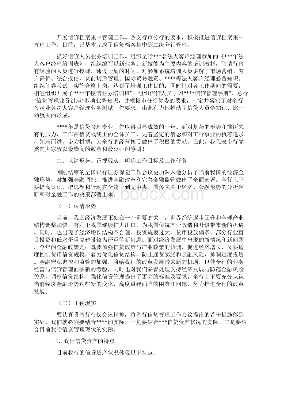 银行信贷管理专业会议行长讲话.docx_第3页