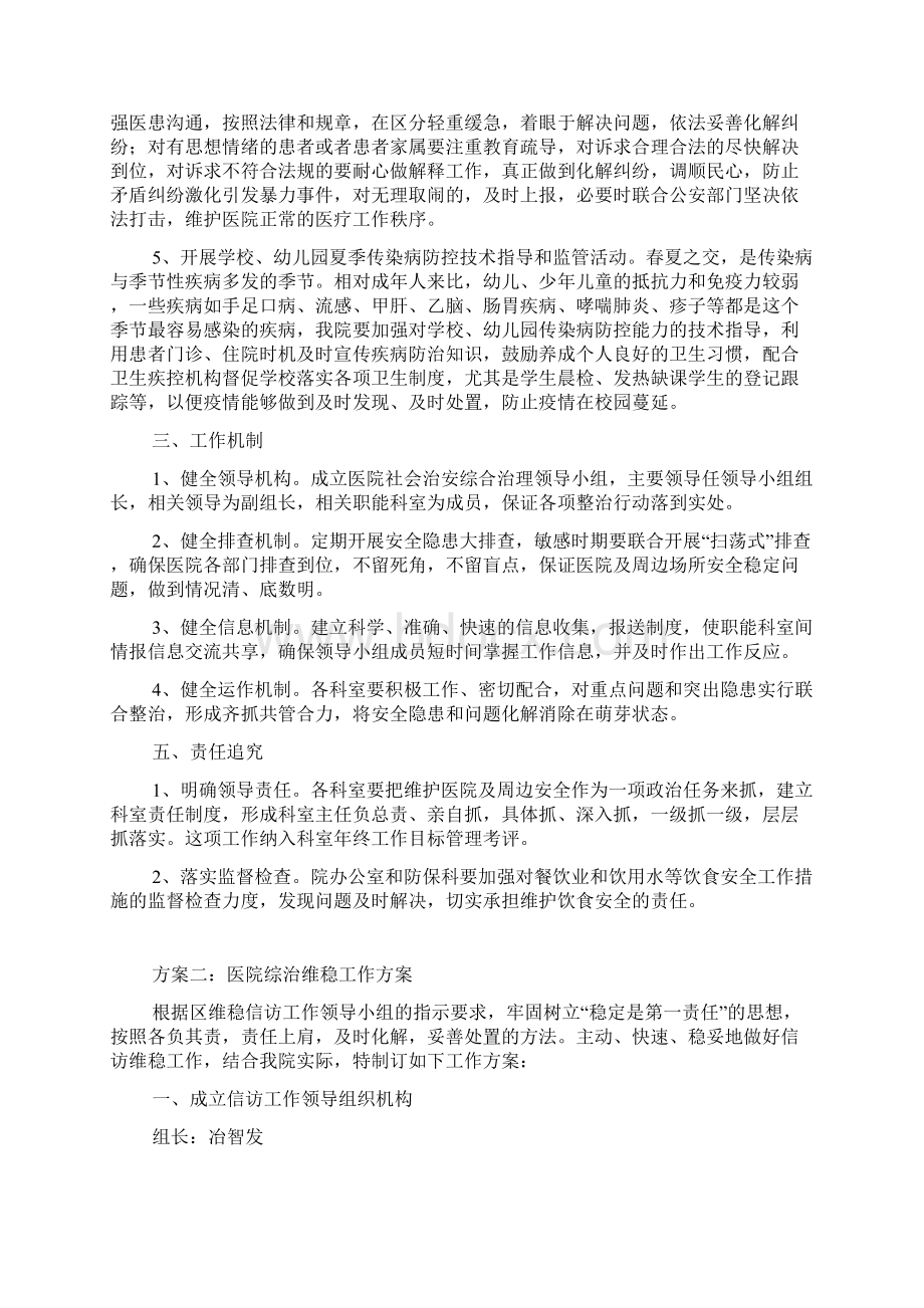 医院综治维稳工作方案.docx_第2页