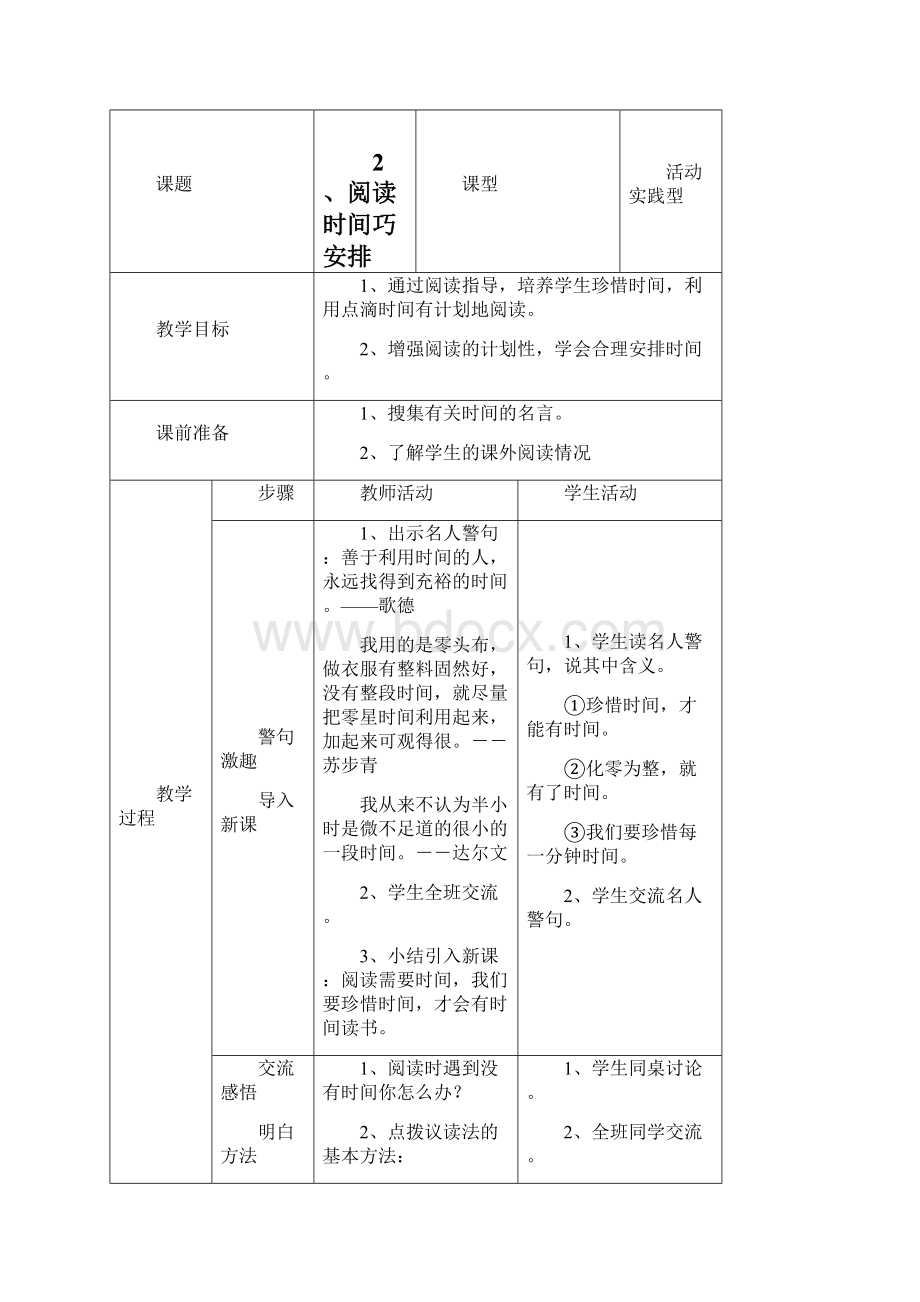 参考实用四年级下学期课外阅读指导教案doc.docx_第3页