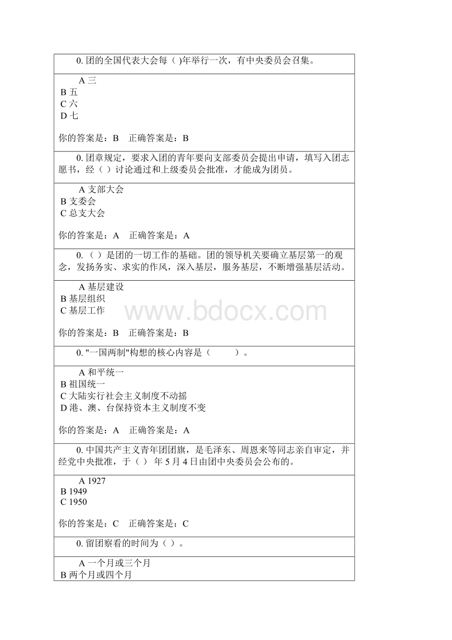 团学骨干培训考试参考试题.docx_第3页