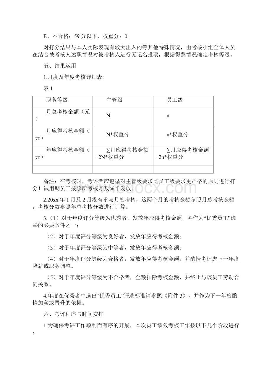 最新年度薪酬福利体系及优秀员工评选方案.docx_第3页