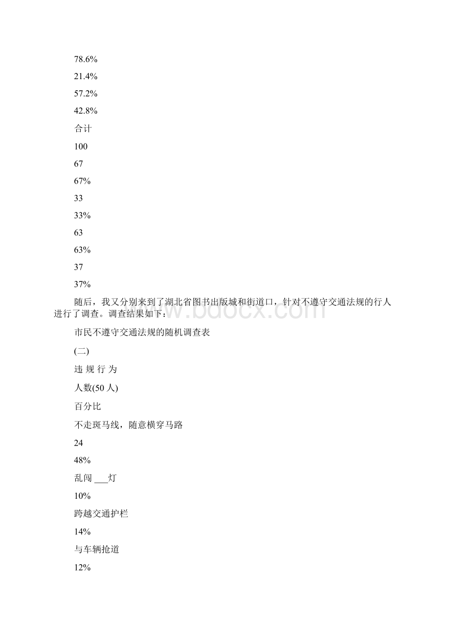 文明过马路社会实践报告Word格式.docx_第3页