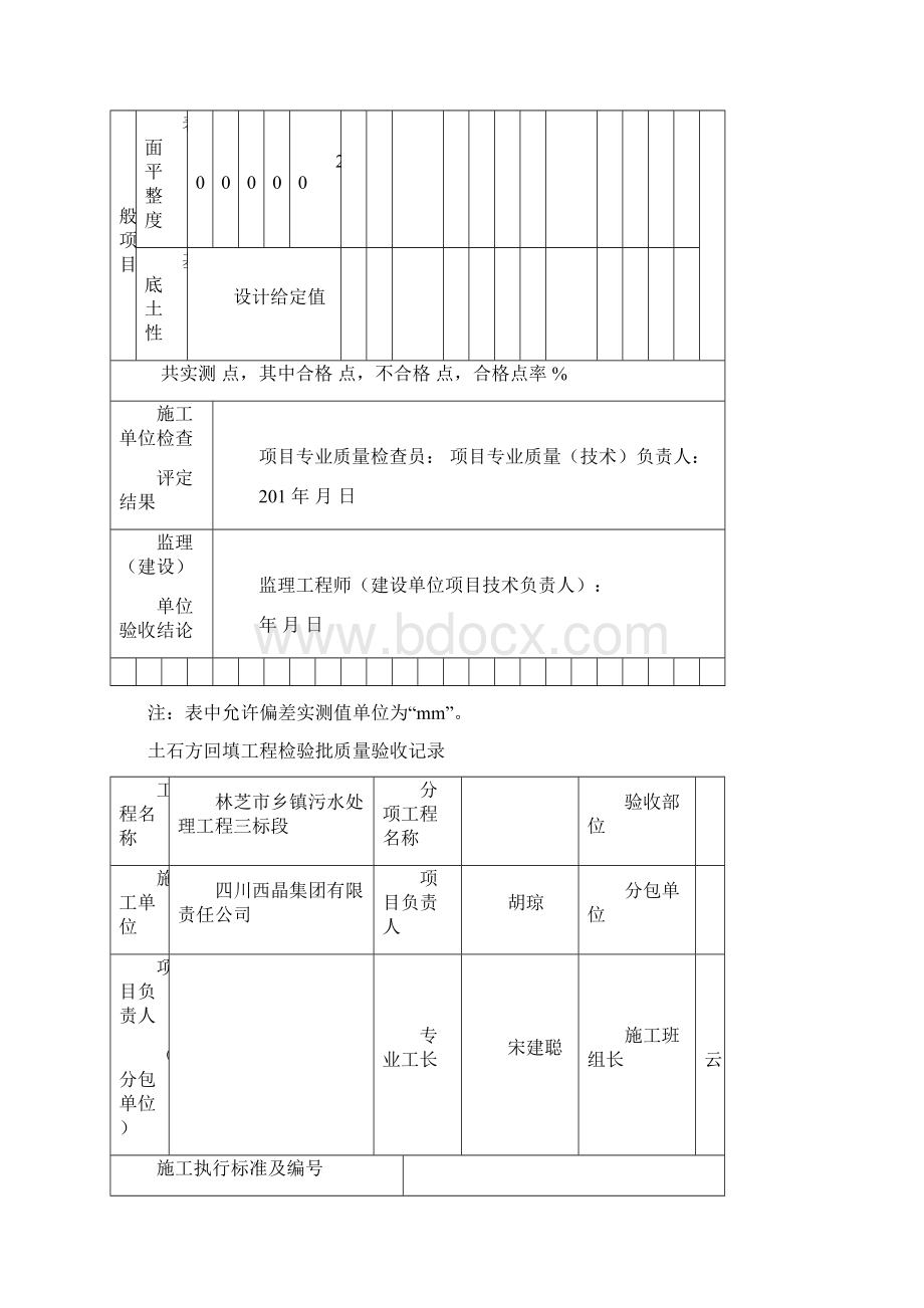 乡镇污水处理工程工程检验批质量验收记录住房大学论文.docx_第3页