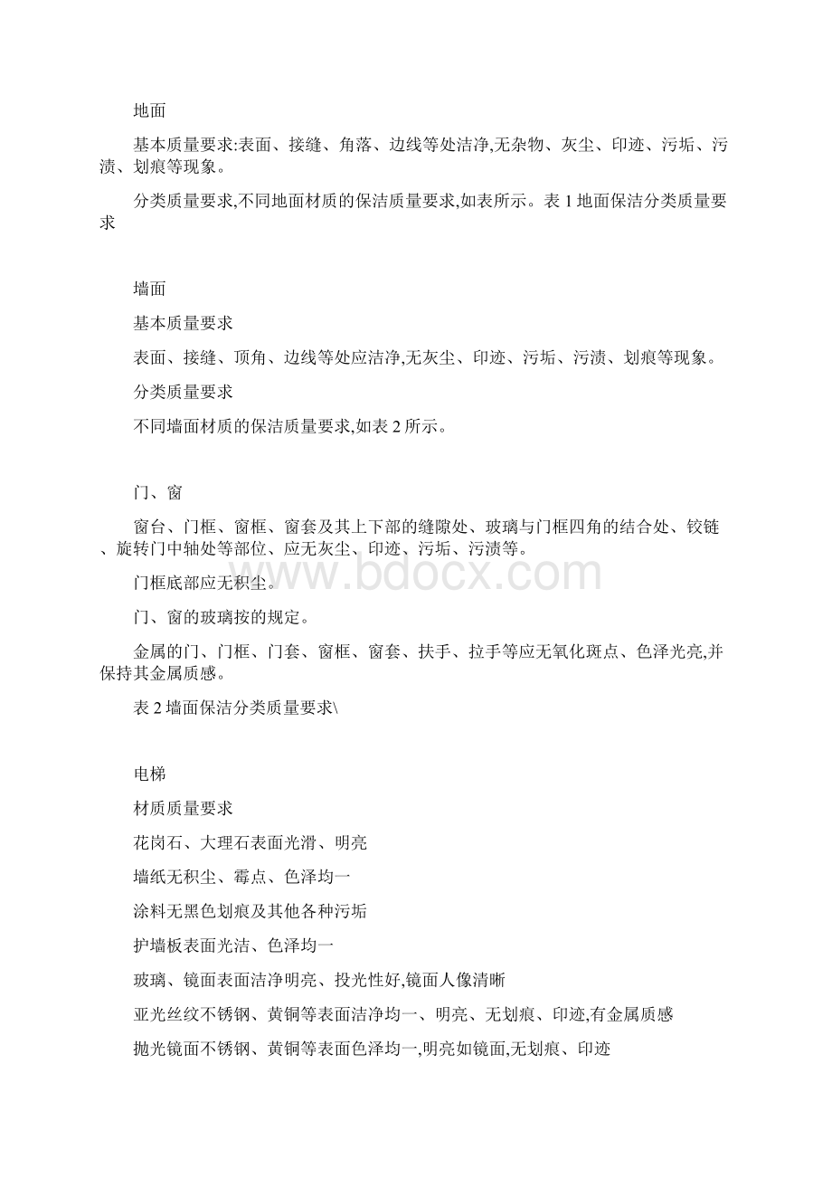 保洁基础服务标准Word文件下载.docx_第2页