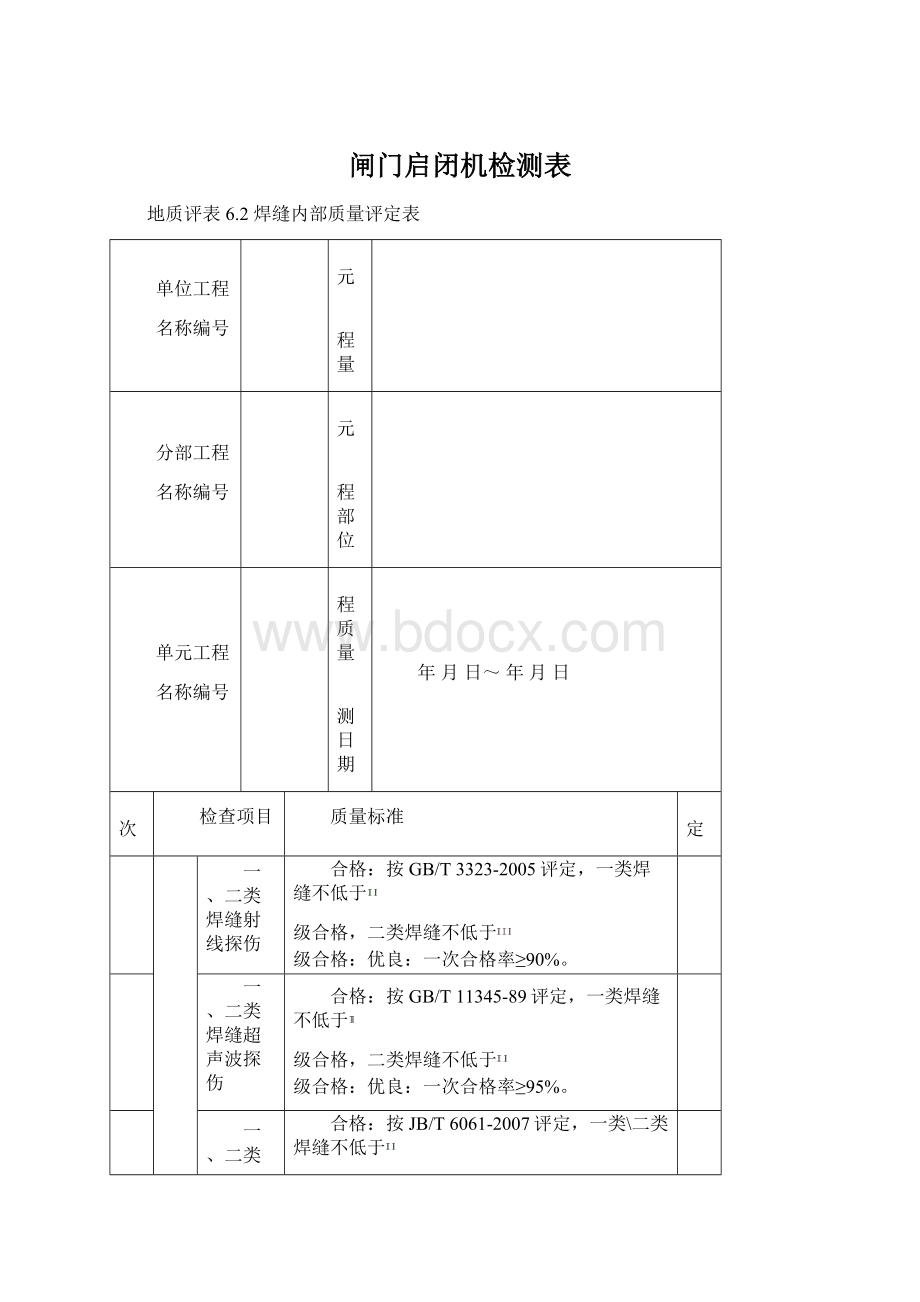 闸门启闭机检测表.docx