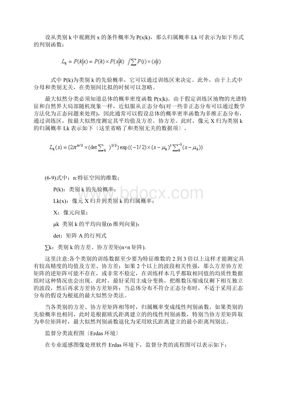 监督分类中常用的具体分类方法Word文档下载推荐.docx_第2页