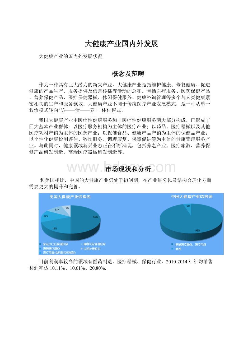 大健康产业国内外发展Word格式文档下载.docx_第1页