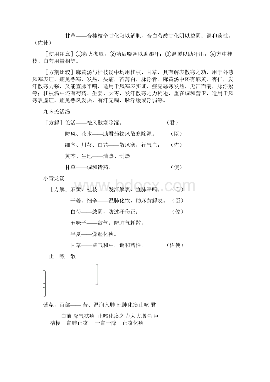 《方剂学》方解图表Word文档格式.docx_第3页